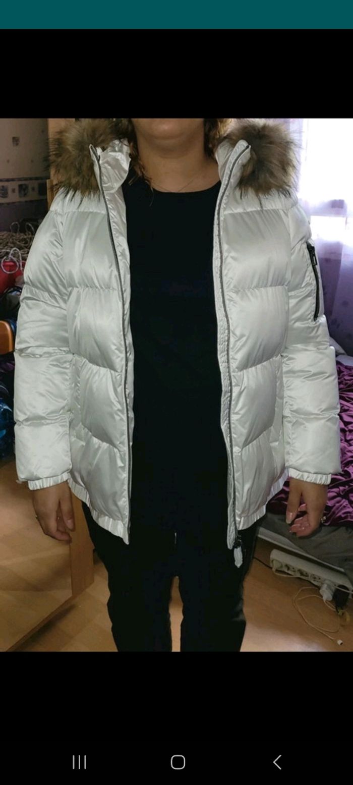 Doudoune blanc geox - photo numéro 3