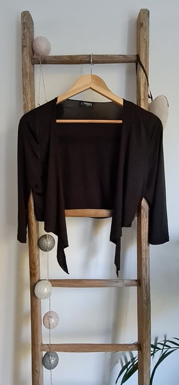 Boléro gilet taille 38 M manches 3/4