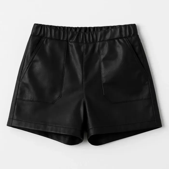 Short simili cuir Fashion Private Company Taille 10 ans - photo numéro 2