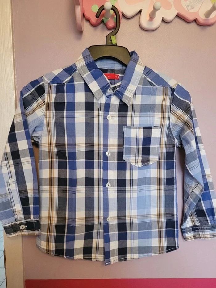 Chemise rayée garçon