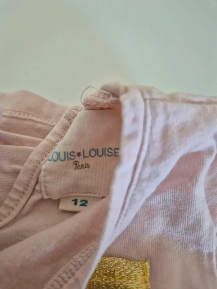 3 t-shirt manches longues 12 mois fille - photo numéro 5