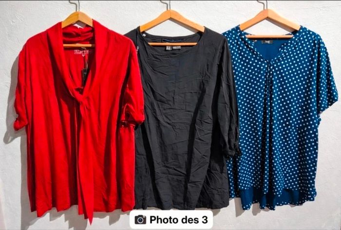 😍 lot 12 hauts taille 50 - photo numéro 2