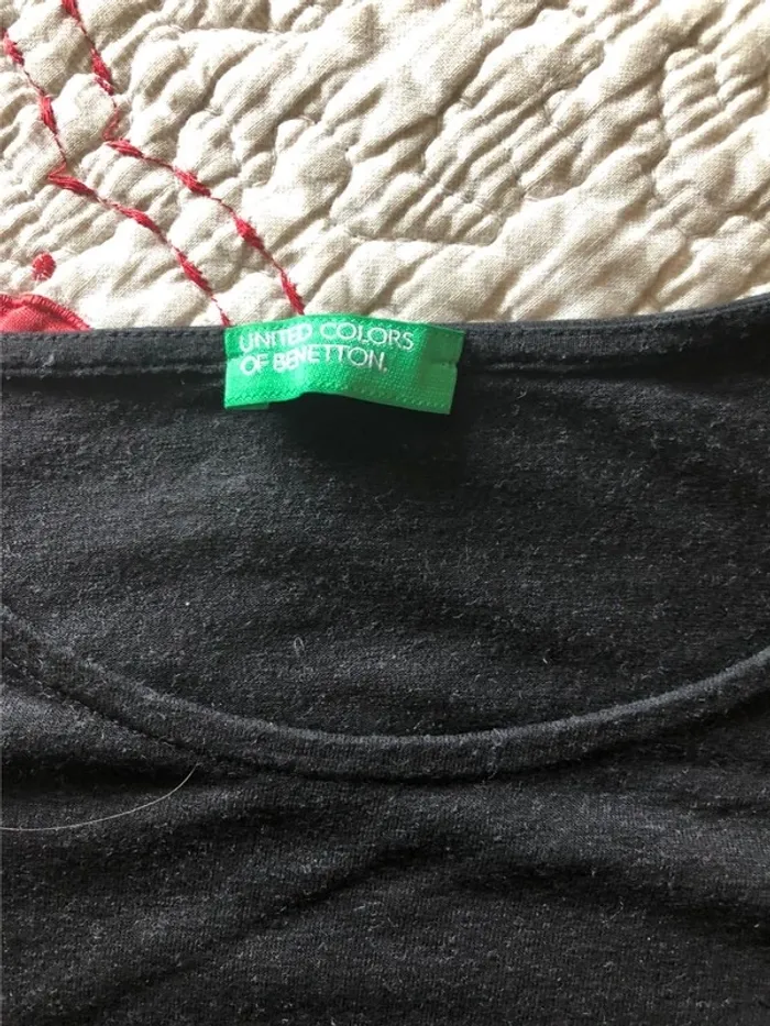 Tee shirt noir Benetton