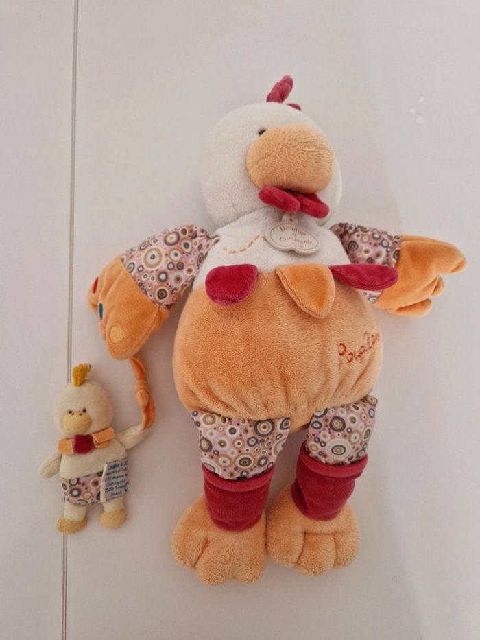 Doudou poule avec son poussin - photo numéro 2