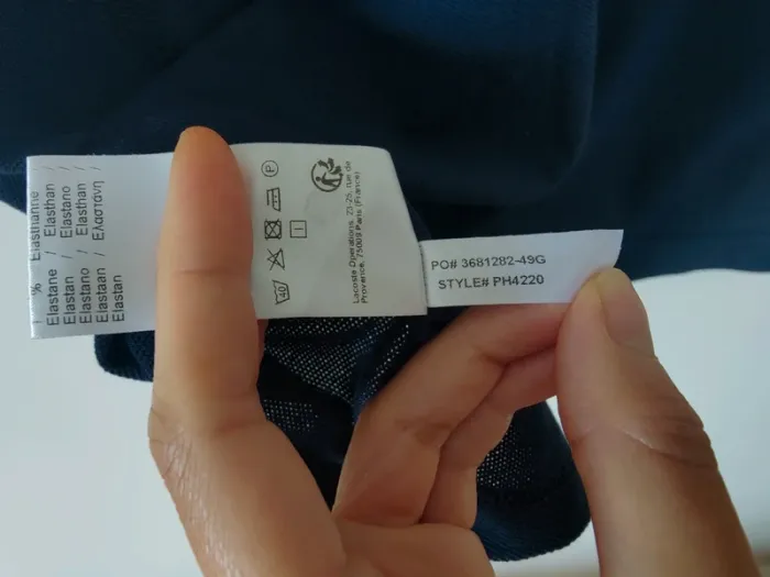 Polo Lacoste Slim fit marine L - photo numéro 5