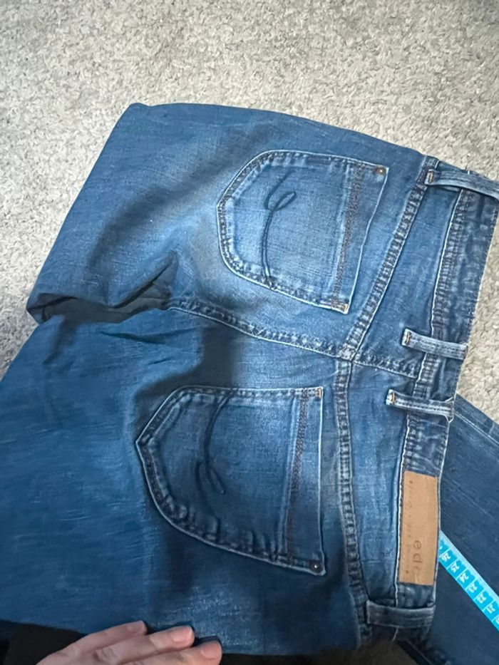 Jeans évasé bleu esprit - photo numéro 7