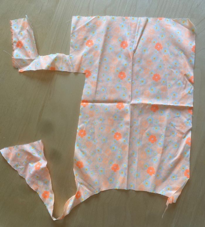 Chute de tissu imprimé à fleur Fluo - photo numéro 2