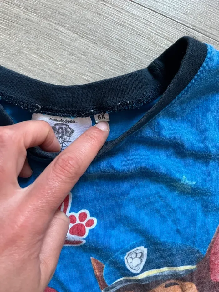 Tee shirt pat patrouille 6 ans - photo numéro 2