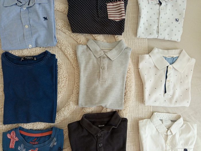 Lot été polos, chemises manches courtes & t-shirts 5 / 6 ans garçon - photo numéro 3
