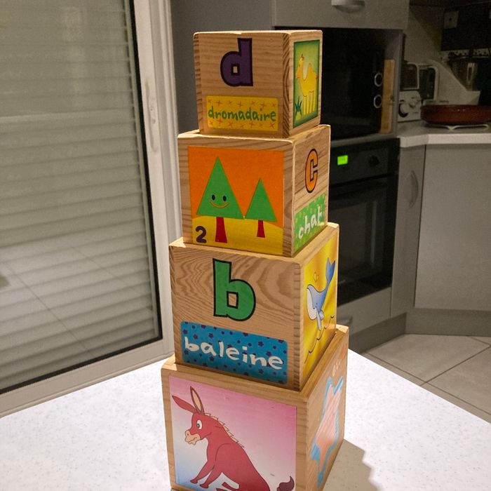 Jeux de cubes en bois