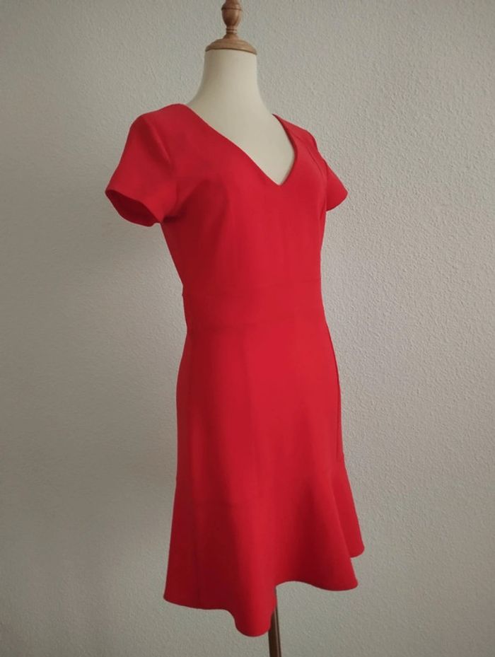 Robe tulipei - robe rouge orangé - photo numéro 5