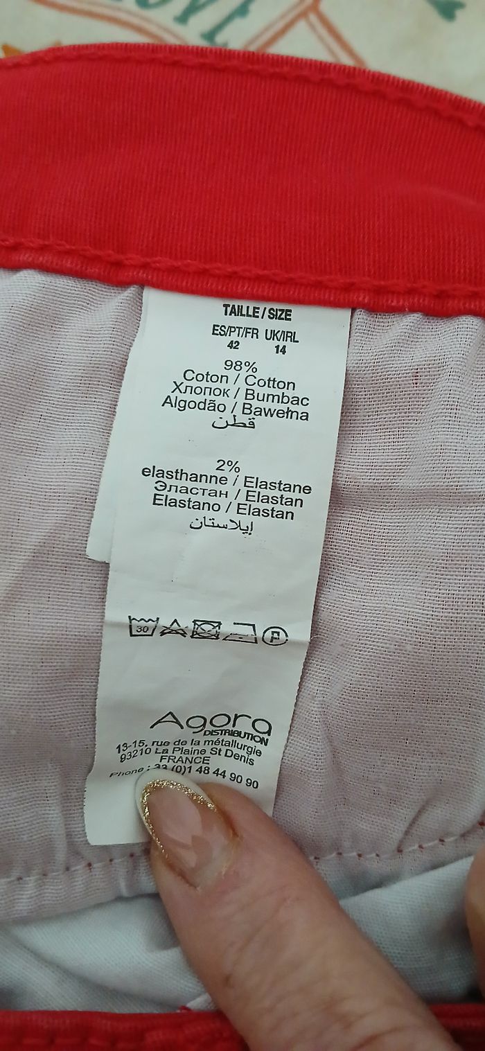 Pantacourt Taille 42 marque b.a.basic - photo numéro 5