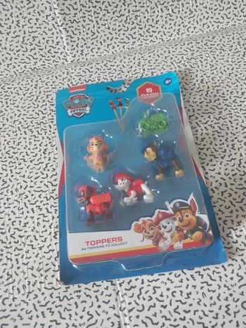 Pack 5 figurines Paw Patrol – Toppers à collectionner (neuf sous blister)