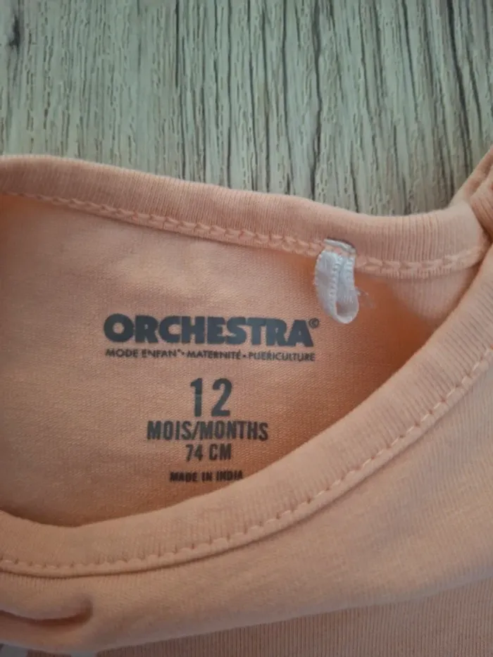 Tee shirt orchestra 12 mois - photo numéro 2