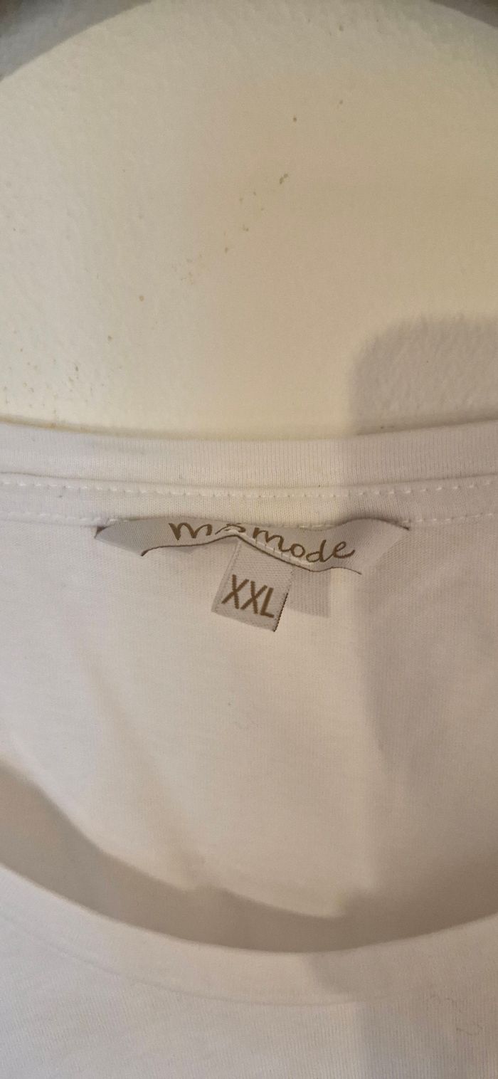 Tee-shirt blanc love - photo numéro 2