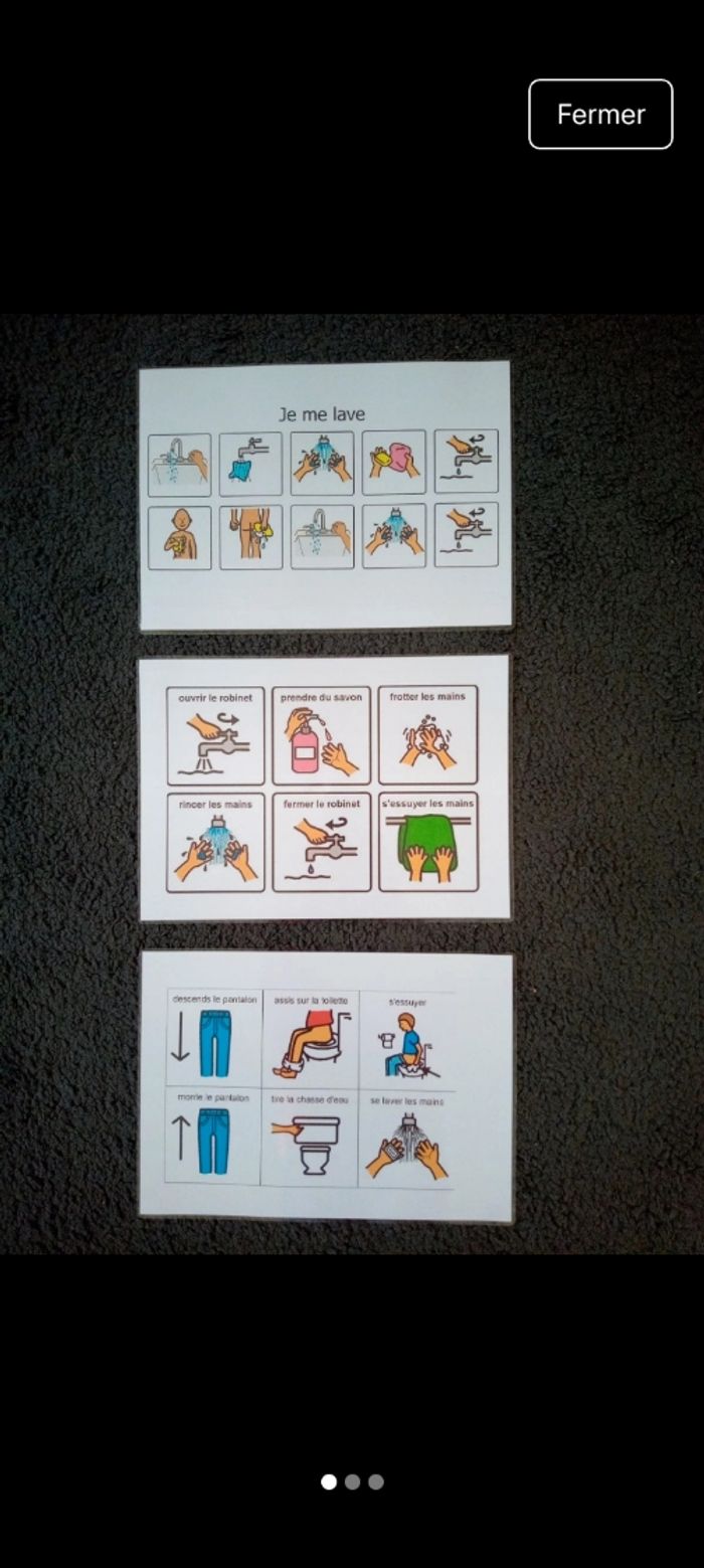 Lot routines et pictos - photo numéro 3