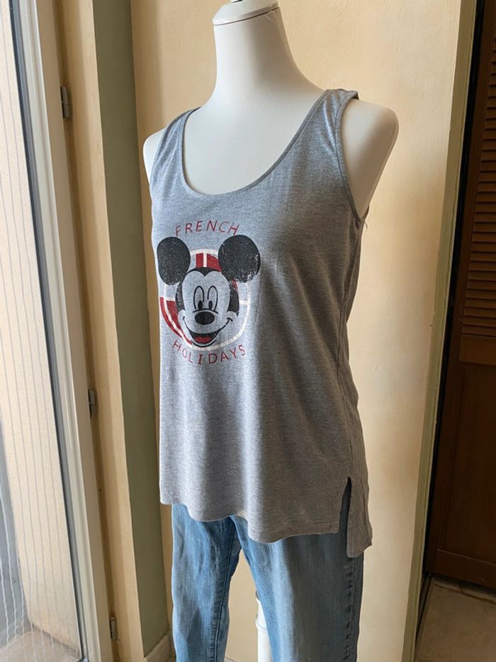Débardeur gris Mickey Disney M - photo numéro 2