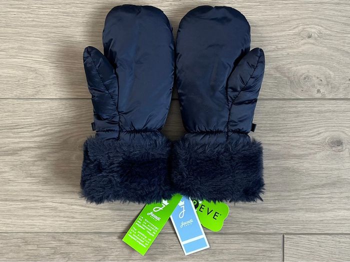 Moufles imperméables T-2 en fausse fourrure avec doublure en micro polaire Jacadi T-8/12 ans - photo numéro 3