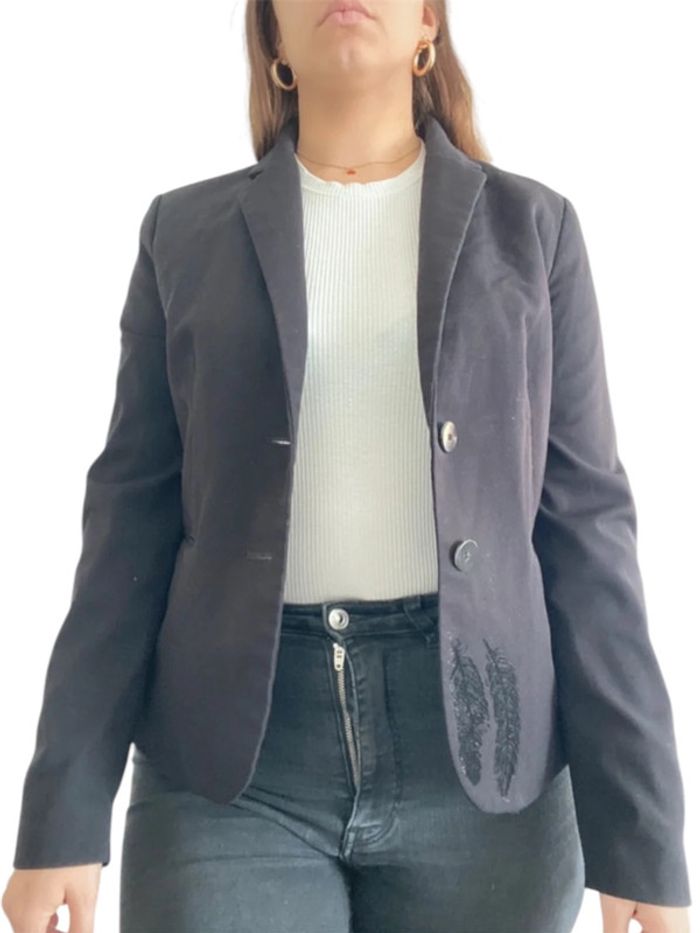 Blazer noir Mango