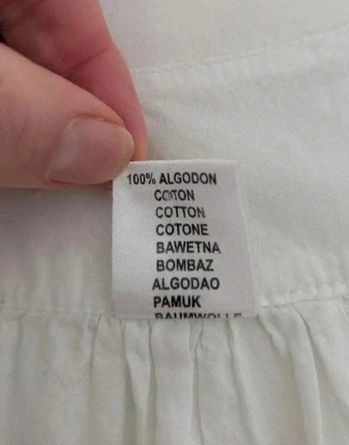 Robe brodée en coton - taille M/L - photo numéro 3