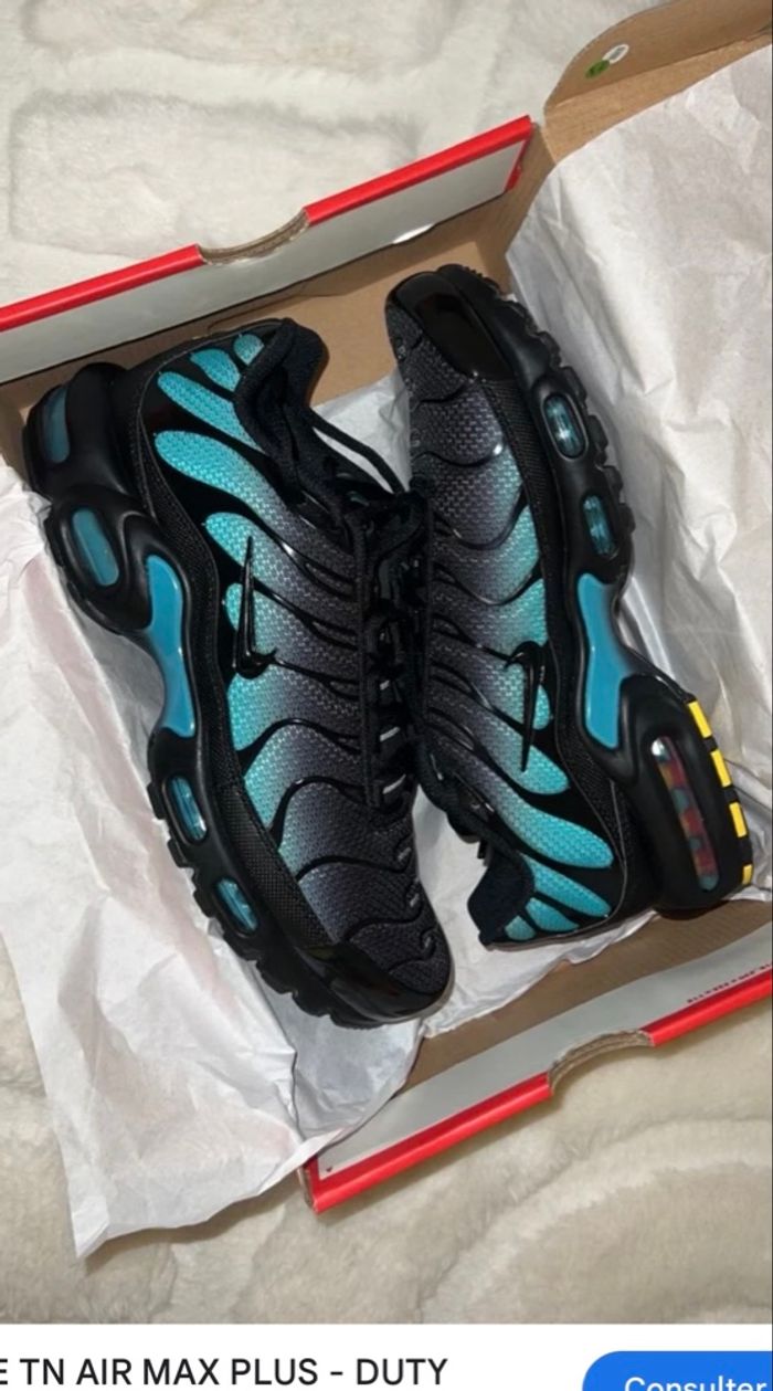 Nike tn noir bleu fluo 40 - photo numéro 2