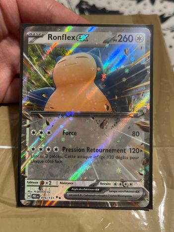 Carte Pokémon Ronflex Ex 076/131