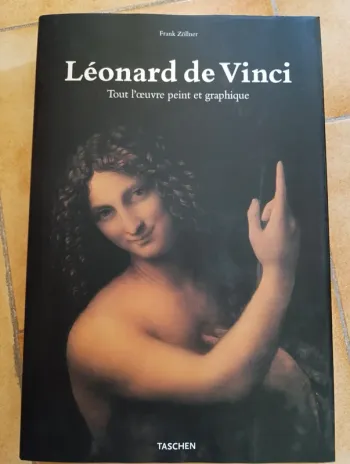 Livre de collection Léonard de Vinci "Tout l'œuvre peint et graphique" Taschen