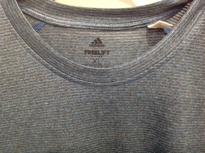Tee-shirt bleu Adidas Freelift taille XL homme - photo numéro 3