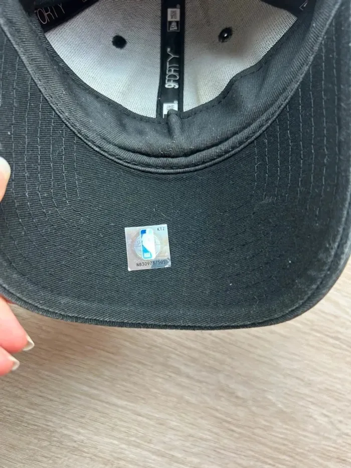 Casquette Vintage New Era 9FORTY Los Angeles Lakers Noire Ajustable - photo numéro 5