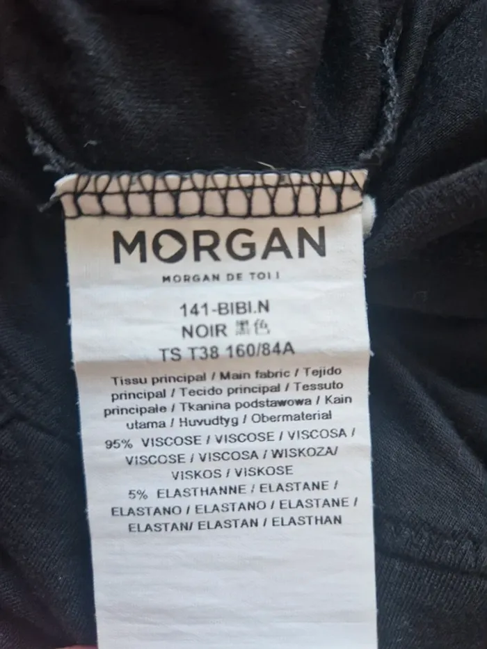 Top bustier Morgan noir taille S - photo numéro 5