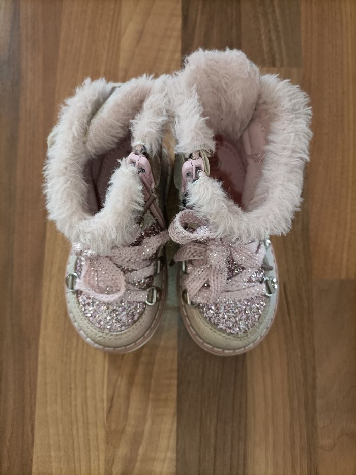 Bottines fourrées roses à paillettes 20 - photo numéro 4