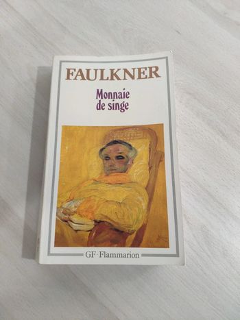 Livre monnaie de singe Faulkner Flammarion