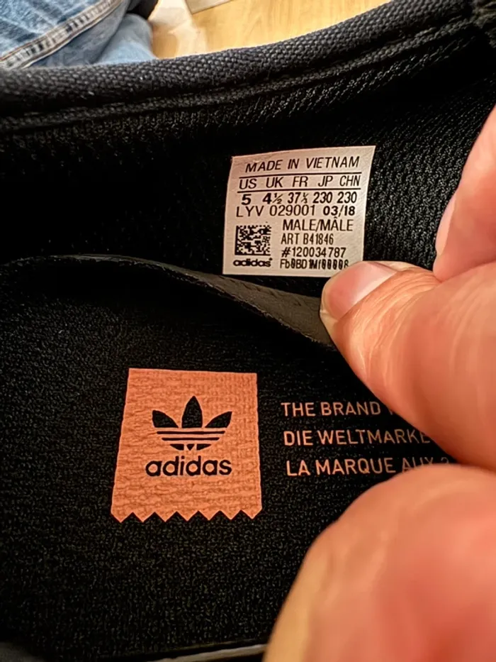 Adidas Adi Ease Premiere - black taille 37 un tiers - photo numéro 11