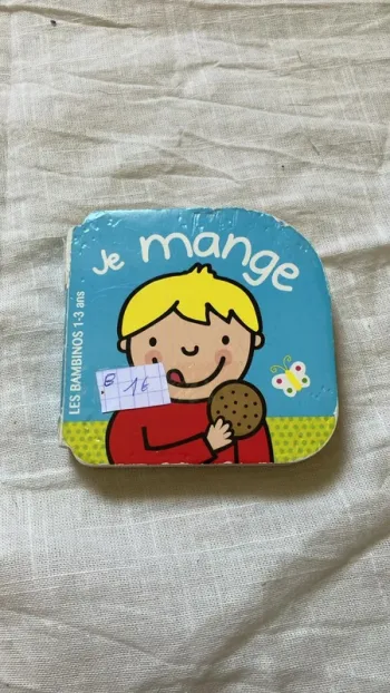 🍼 Livre bébé “Je mange” idéal 1 à 3 ans ! 📖