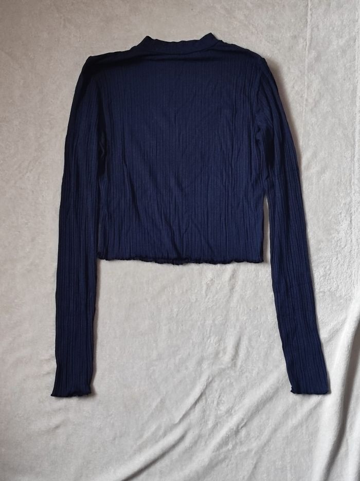 Pull court marine taille S - photo numéro 6