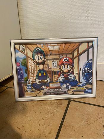 Cadre mario luigi