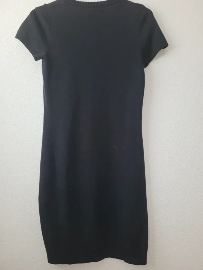Robe noir ceinture marron - photo numéro 4