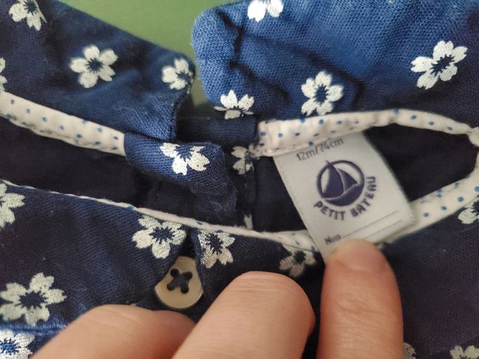 Blouse petit bateau 12 mois - photo numéro 3