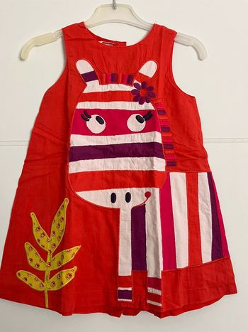 Robe été sans manche fille 18 mois