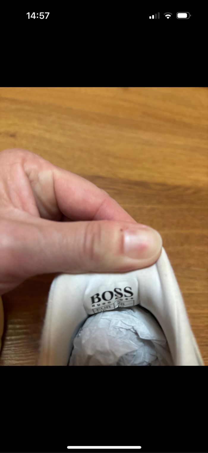 Basket sans lacet garçon Hugo boss 28 - photo numéro 7