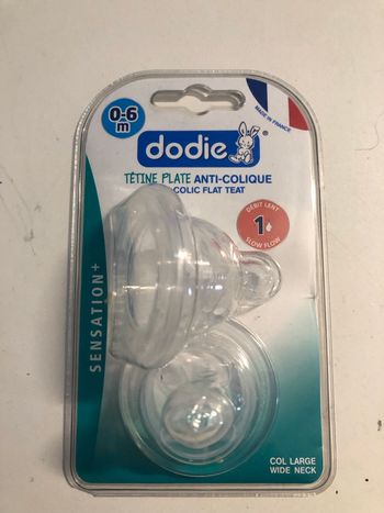Lot de 2 tétines anti coliques