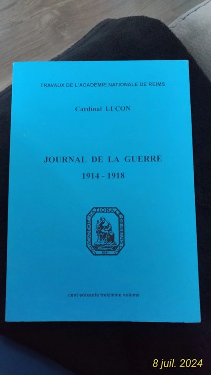 Journal de Guerre 1914-1918 Cardinal Luçon