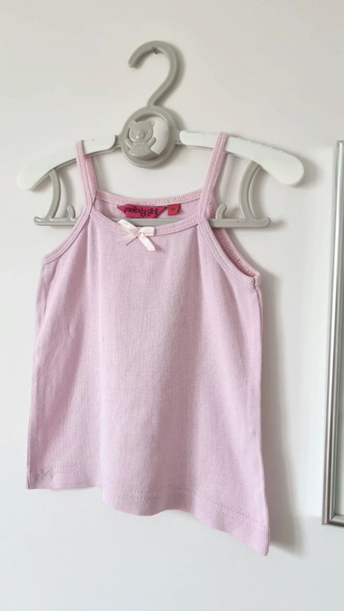Chemise, Debardeur, maillot de corps, kiss melody girl 3ans - photo numéro 2