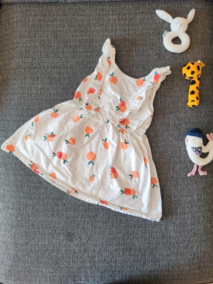 Robe habillée dos croisé fille 4 ans