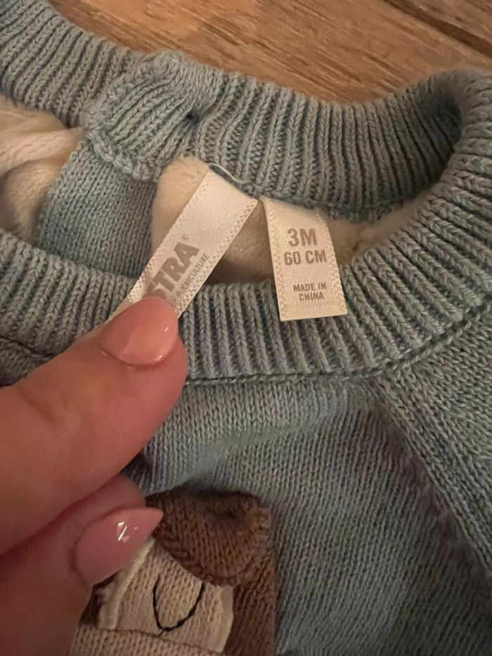Pull en tricot orchestra neuf sans étiquette 3 mois garçon - photo numéro 4
