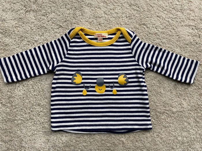 T-shirt longues manches rayé marinière DPAM 🍁