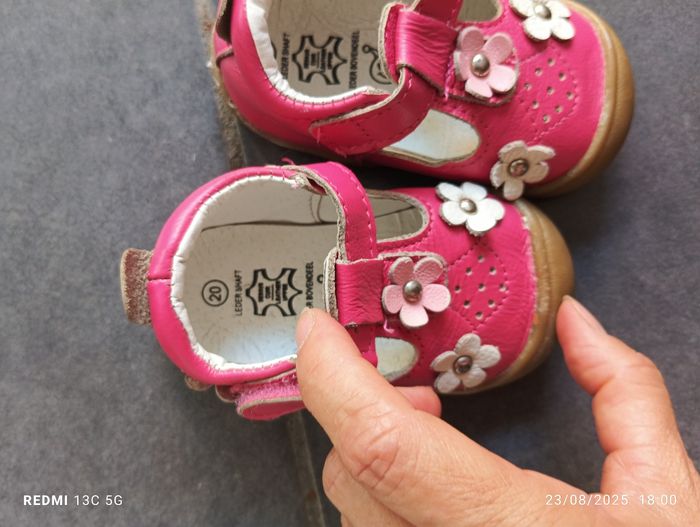 Chaussures cuir pointure 20 - photo numéro 2