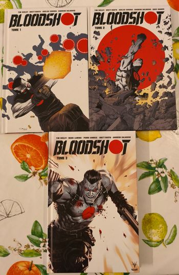 Lot comics Bloodshot T1 a T3 en état quasi neuf