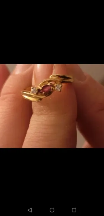 Magnifique bague plaquer or