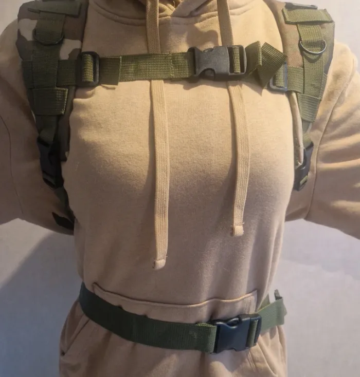Sac à dos multipoches tactique camouflage 30l - photo numéro 4